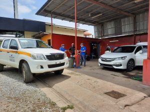 Inspeccionan diez lava autos para prevenir el trabajo infantil en Veraguas