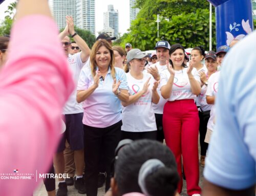 Mitradel se une a la caminatón con paso firme en la lucha contra el Cáncer de mama y próstata