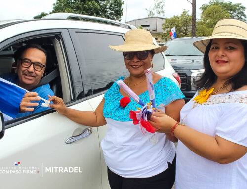 Mitradel entrega banderas para dar inicio a la celebración de las efemérides patria en Veraguas