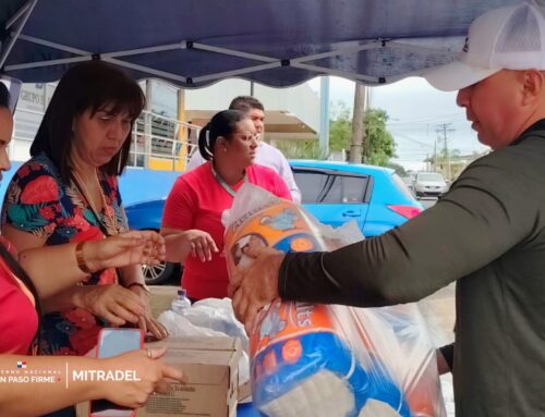 Mitradel en Herrera dice presente en beneficio de afectados por inundaciones