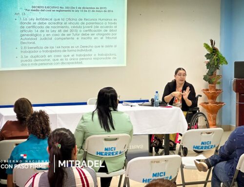 Mitradel refuerza inclusión de personas con discapacidad en jornada de sensibilización en Herrera y Los Santos